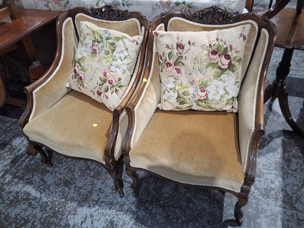 Lot 163 - TUB CHAIRS