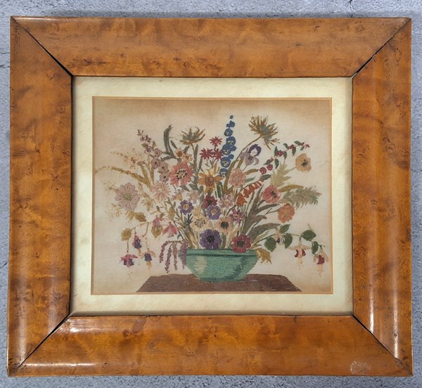 Lot 1065 - EMBROIDERED PICTURE