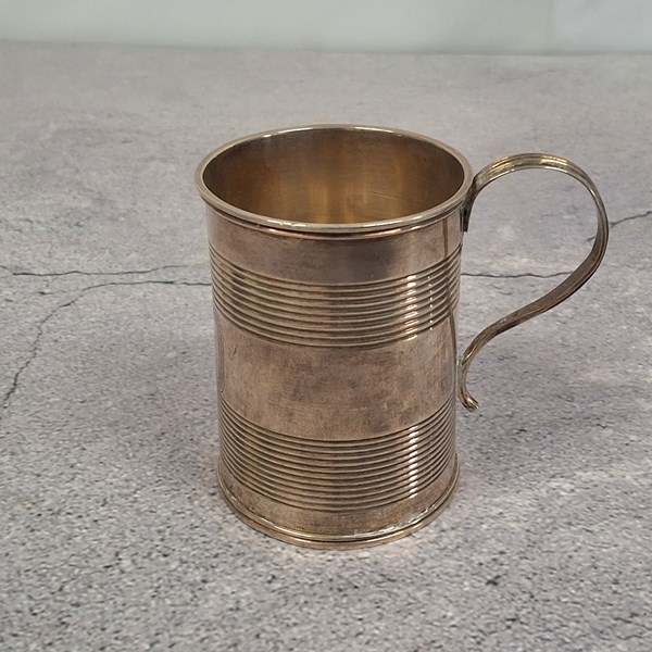 Lot 1051 - CHRISTENING MUG