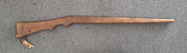 Lot 1287 - WOODEN RIFLE