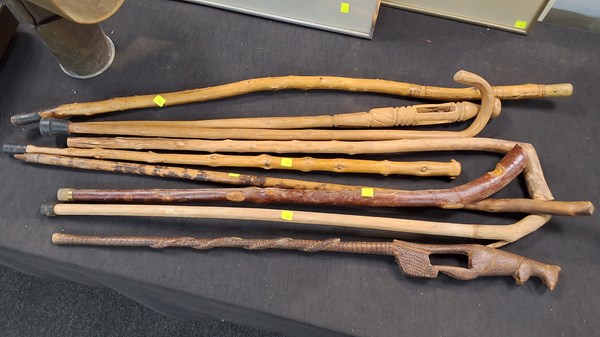 Lot 1361 - WALKING STICKS