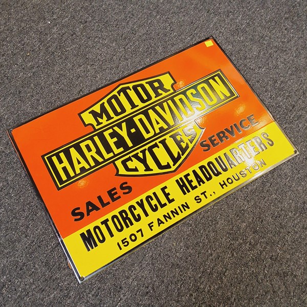 Lot 1255 - VINTAGE STYLE ENAMEL SIGN