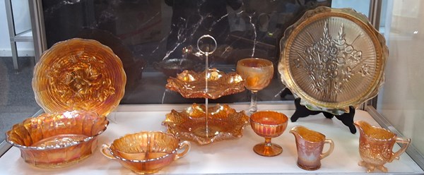 Lot 1478 - CARNIVAL GLASS