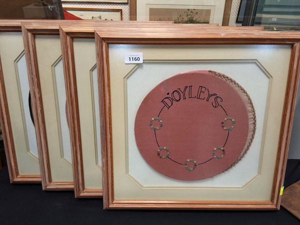 Lot 1160 - FRAMED D'OYLEY HOLDERS