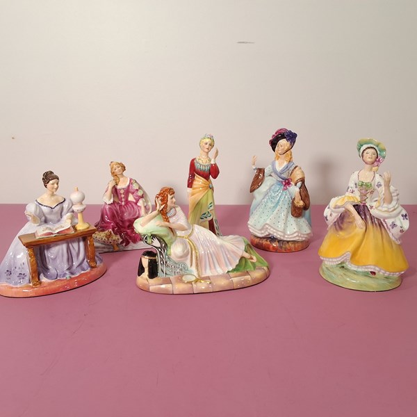 Lot 1171 - JANUS STUDIOS PORCELAIN FIGURES (6)