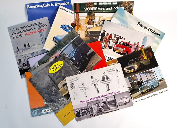 Lot 1406 - CAR SALES BROCHURES