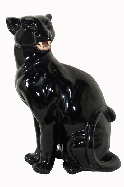 Lot 63 - PANTHER FIGURE