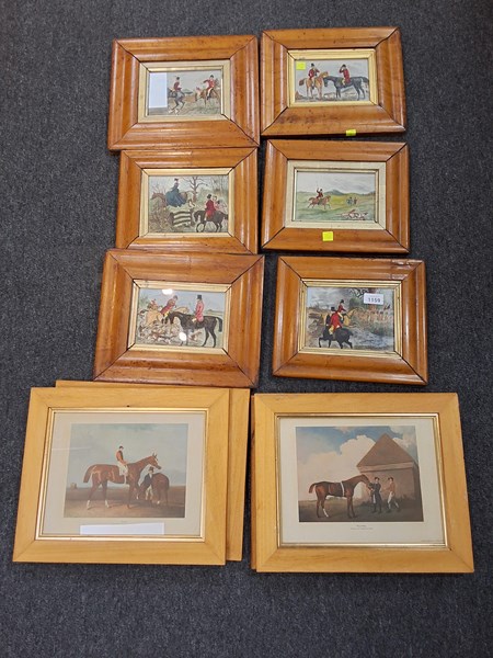 Lot 1159 - FRAMED HUNTING SCENES