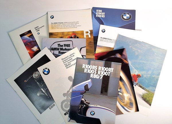 Lot 1390 - MOTORCYCLE SALES BROCHURES
