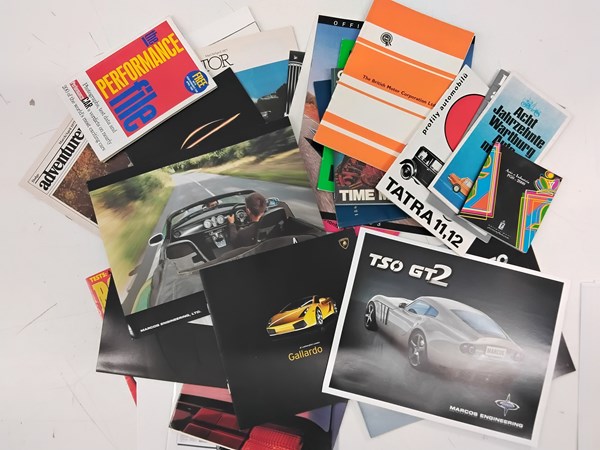 Lot 1397 - CAR BROCHURES
