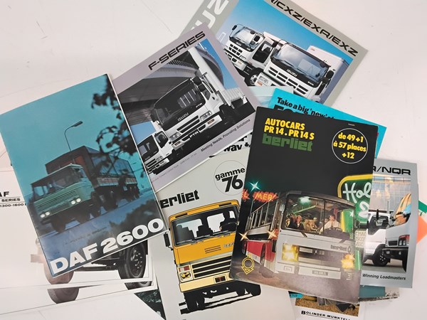 Lot 1391 - TRUCK SALES BROCHURES