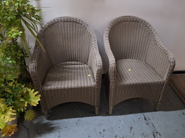 Lot 381 - PATIO CHAIRS