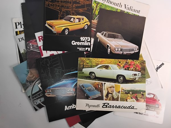 Lot 1396 - CAR SALES BROCHURES