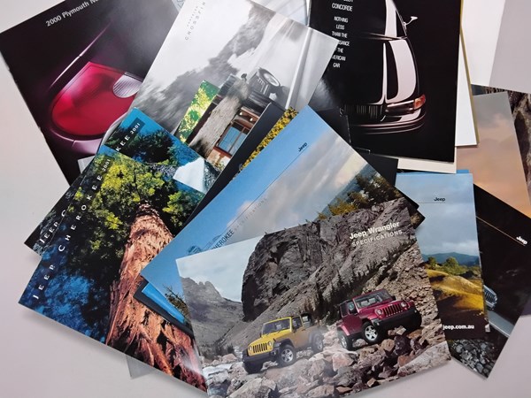 Lot 1400 - CAR SALES BROCHURES