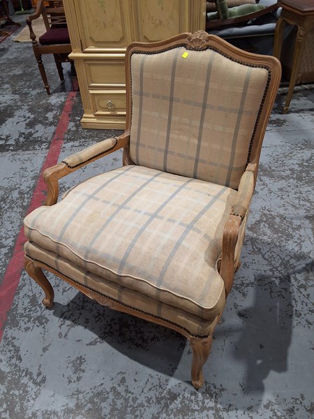 Lot 123 - BERGERE CHAIR