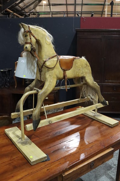 Lot 115 - ROCKING HORSE