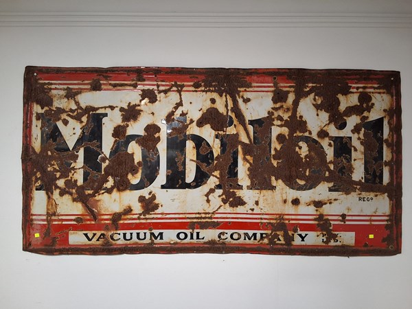 Lot 156 - ENAMEL SIGN