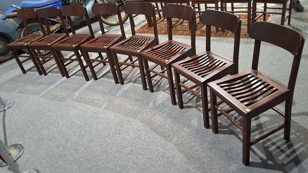 Lot 270 - SCHOOL CHAIRS