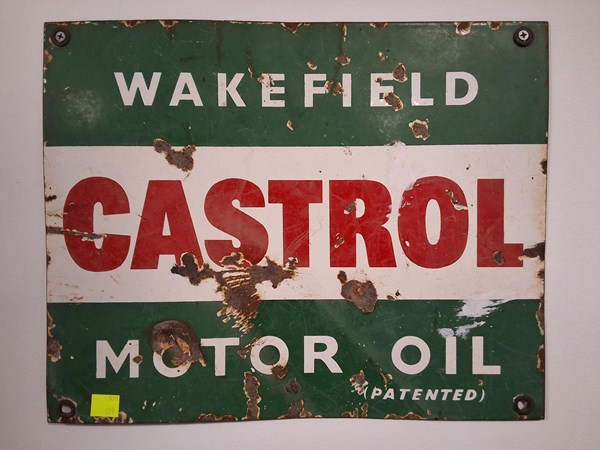 Lot 152 - ENAMEL SIGN