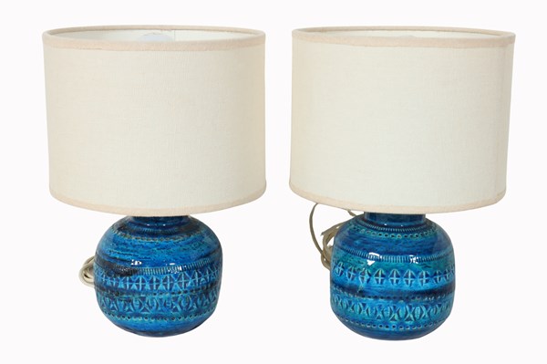 Lot 104 - PAIR OF BITOSSI BEDSIDE LAMPS