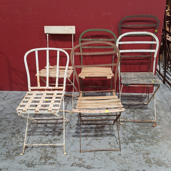 Lot 398 - FOLDING CHAIRS