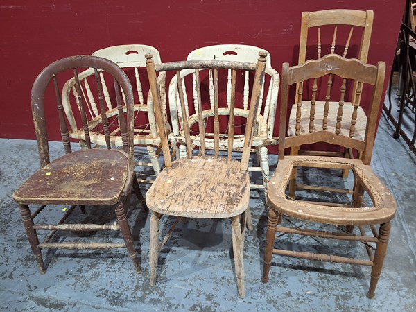 Lot 396 - DINING CHAIRS