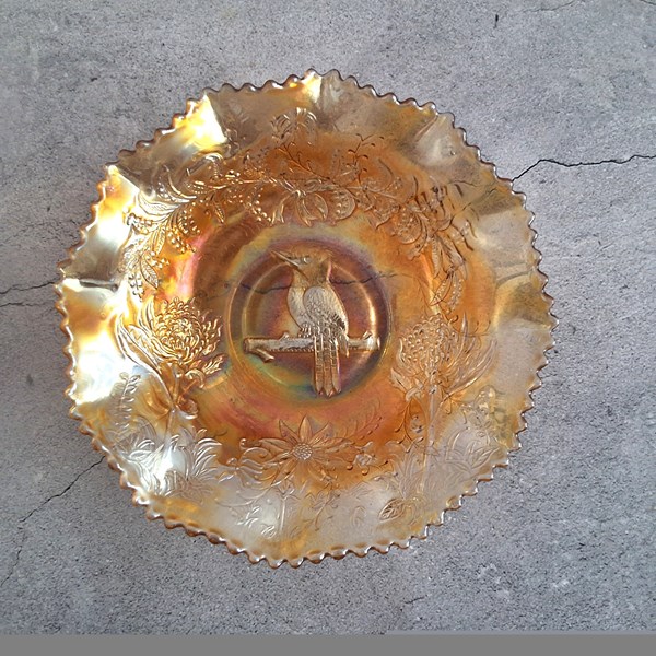 Lot 1430 - CARNIVAL GLASS BOWL