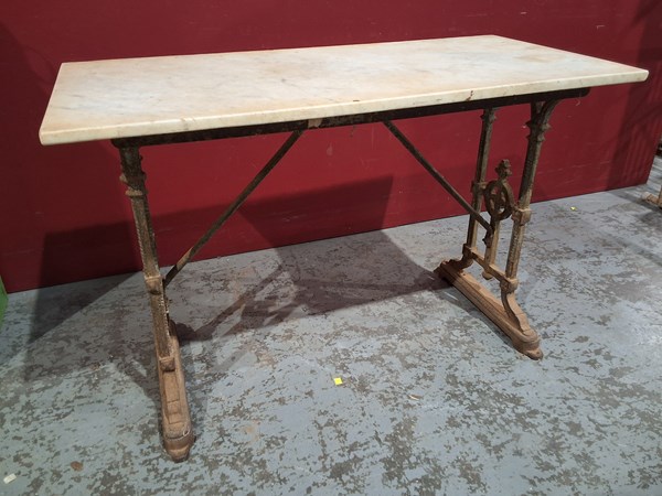 Lot 60 - CONSERVATORY TABLE