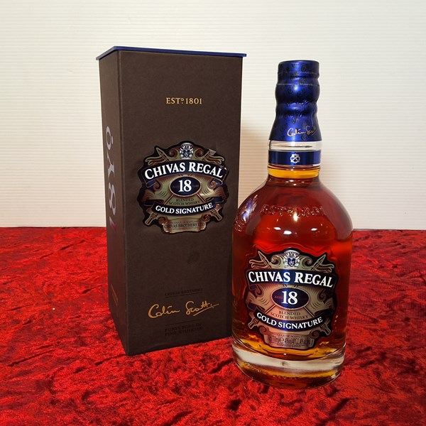 Lot 33 - CHIVAS REGAL GOLD SIGNATURE 18yo WHISKY