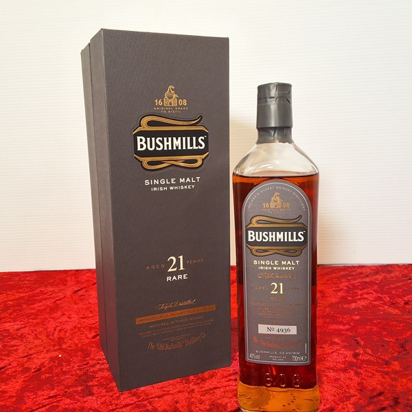 Lot 63 - BUSHMILLS 21yo IRISH WHISKY