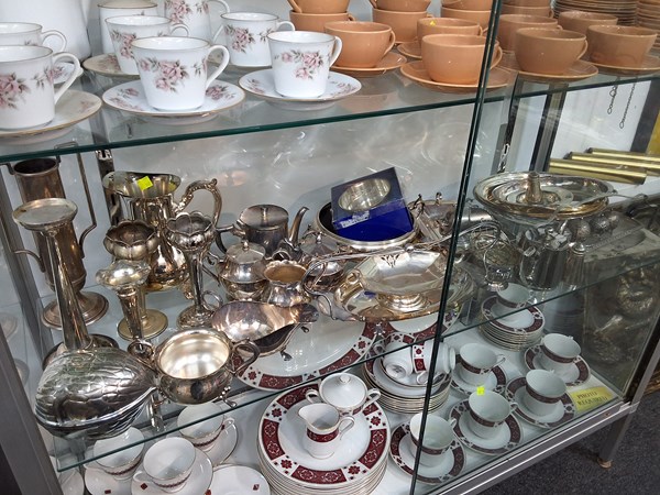 Lot 1405 - SILVERPLATE WARES