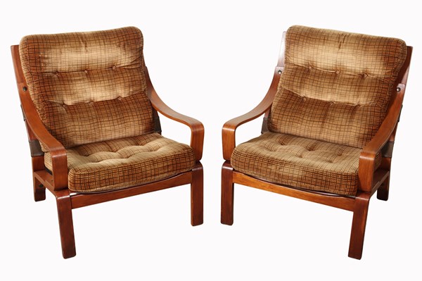 Lot 45 - PAIR OF T6 ARMCHAIRS