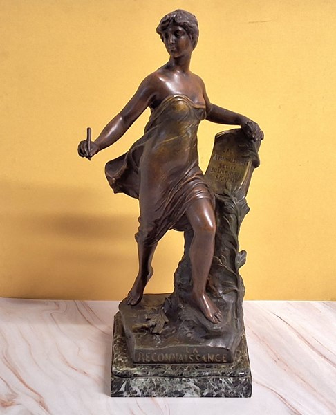 Lot 1200 - SPELTER STATUE