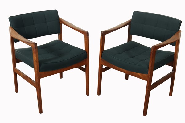 Lot 154 - PAIR OF LOBBY CHAIRS