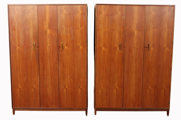 Lot 18 - PAIR OF WARDROBES