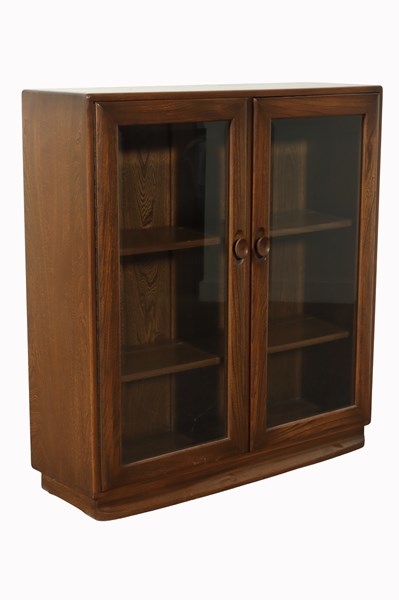 Lot 218 - ERCOL WINDSOR DISPLAY CABINET