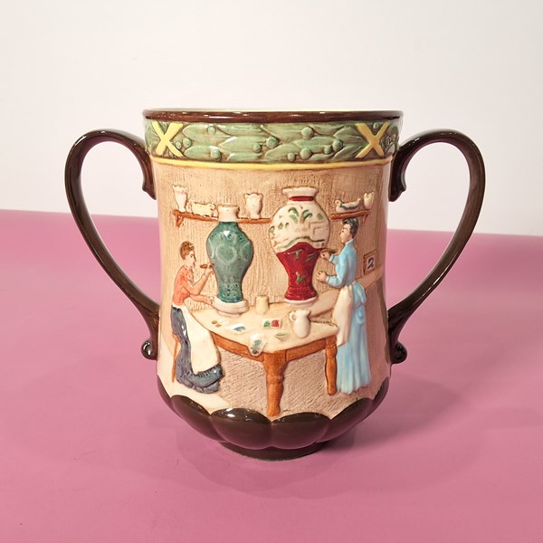 Lot 1209 - ROYAL DOULTON LOVING CUP