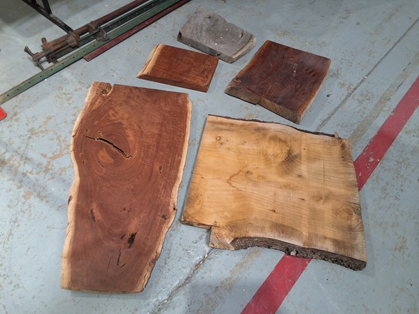 Lot 338 - LOT OF WOOD SLABS