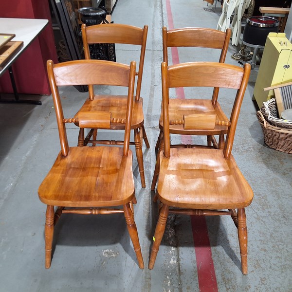 Lot 383 - DINING CHAIRS