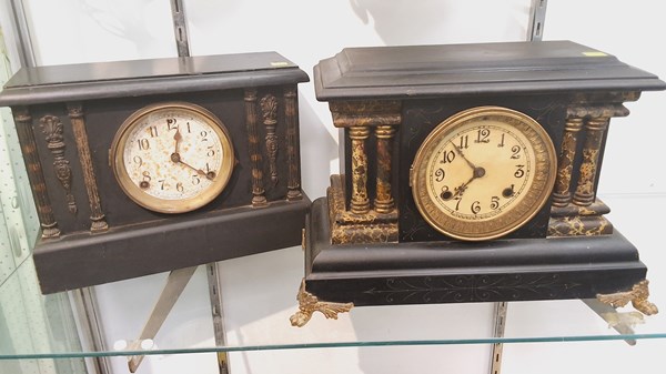 Lot 1305 - MANTEL CLOCKS