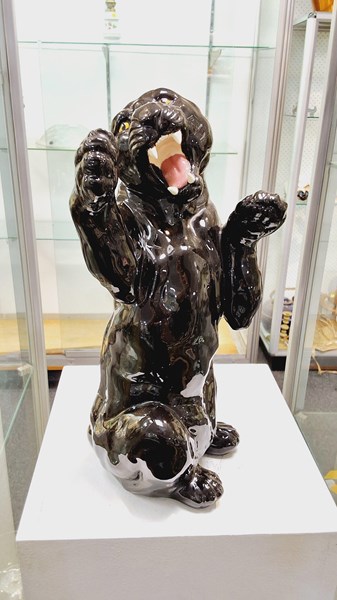 Lot 1346 - PANTHER FIGURE