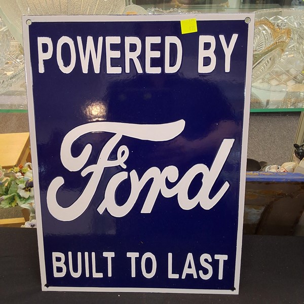 Lot 1087 - ENAMEL SIGN