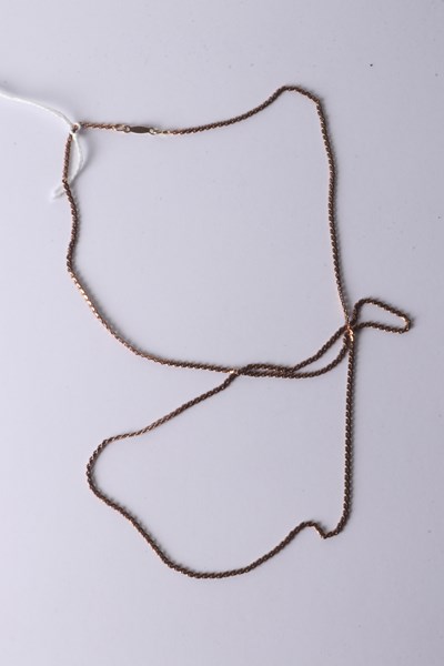 Lot 1027 - GOLD NECKLACE