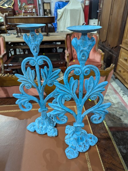 Lot 324 - CANDLE STANDS