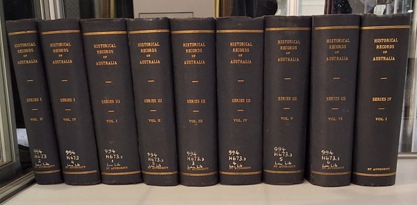 Lot 1131 - HISTORICAL RECORDS OF AUSTRALIA