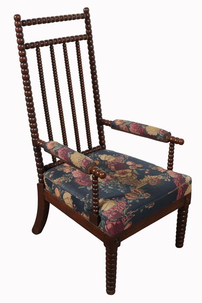 Lot 51 - BOBBIN ARMCHAIR