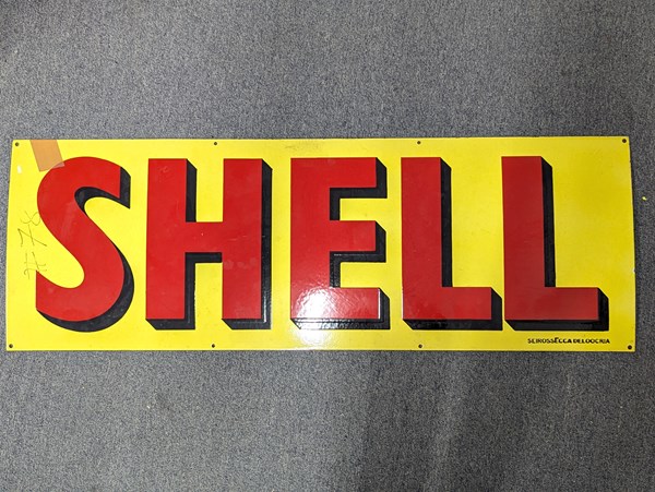 Lot 163 - ENAMELED SIGN