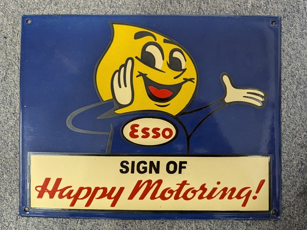 Lot 207 - ENAMELED SIGN