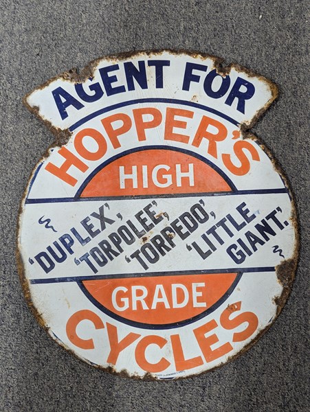 Lot 239 - ENAMELED SIGN