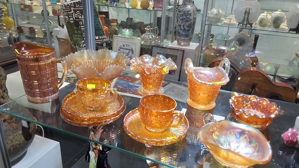 Lot 1244 - CARNIVAL GLASS